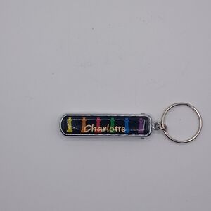 VINTAGE Charlotte North Carolina Keychain